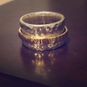 Silpada hammered sterling silver ring